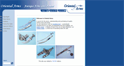 Desktop Screenshot of oriental-arms.com